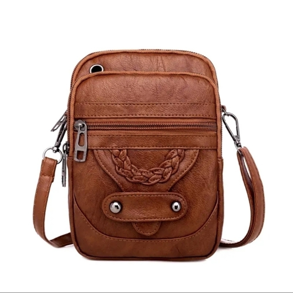 NWT Small vegan leather crossbody bag